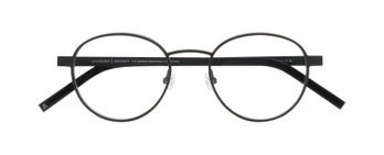 Auf diesem Bild sehen Sie die Korrektionsbrille 6021 von Prodesign Denmark in der Farbe Schwarz.